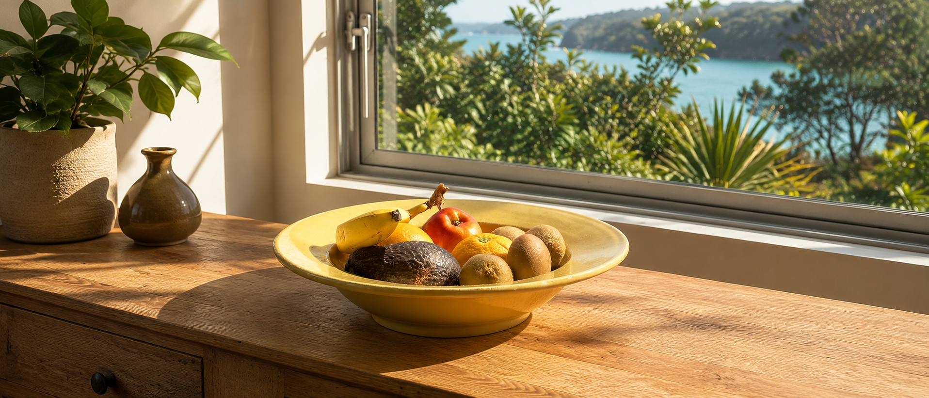 Tableware on a calm dining table