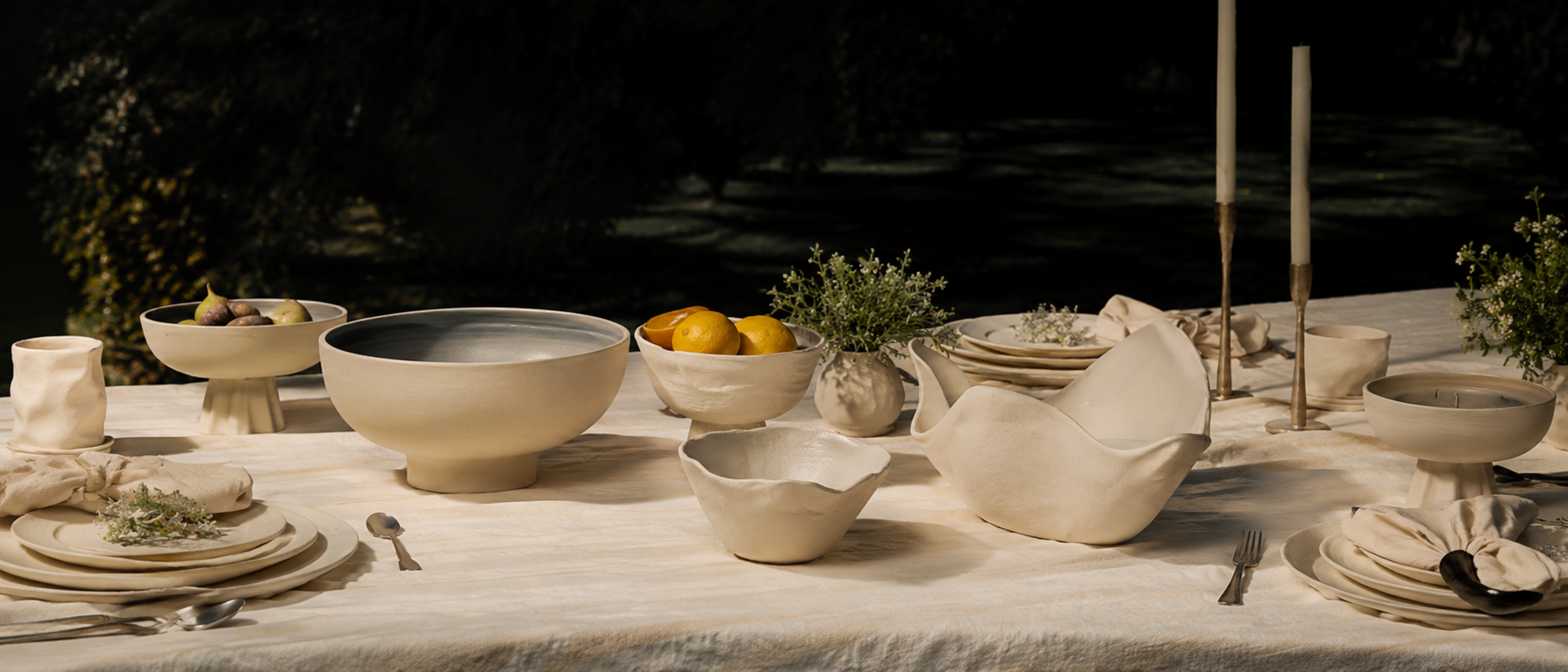 Modern dining pieces